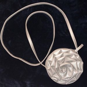 Silver Floral Featured Purse
